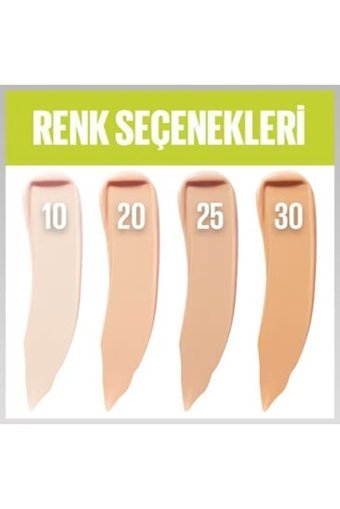 Maybelline 20 Sand Nemlendiricili Göz Altı ve Yüz Likit Fırça Kapatıcı