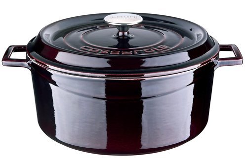 Lava Premium Döküm 28 cm Derin Tencere Mor