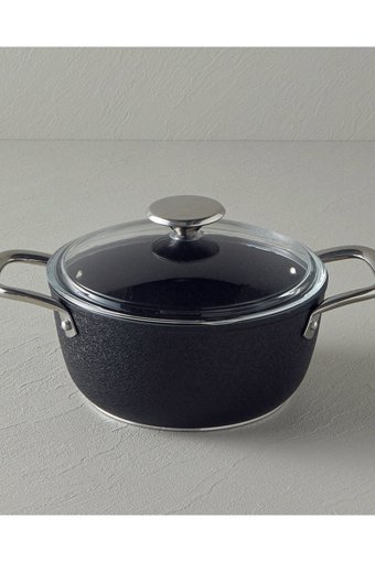 English Home Charm Granit Derin Tencere Siyah