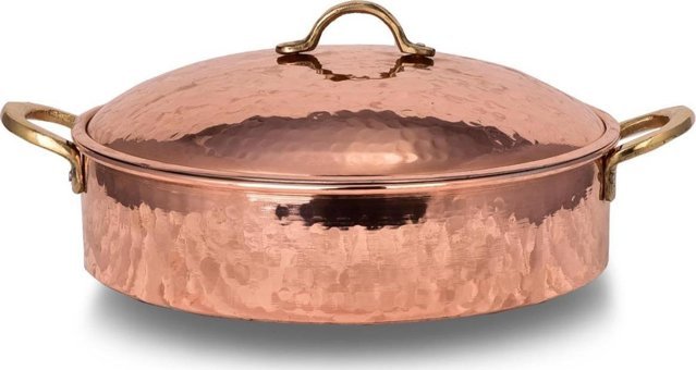 Cobper Premium Collection Bakır 30 cm Karnıyarık Tencere
