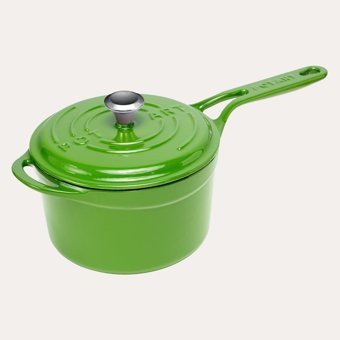 Pot Art Mini Döküm 18 cm Derin Tencere Yeşil