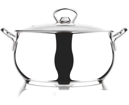 Cooker Lara CKR456 Cam Kapaklı Çelik 18 cm Derin Tencere