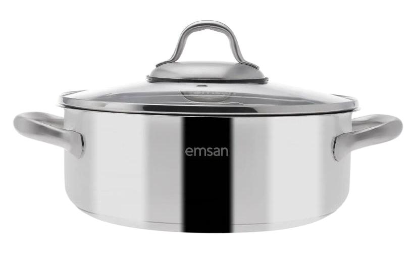 Emsan Steel Force Çelik 26 cm Karnıyarık Tencere