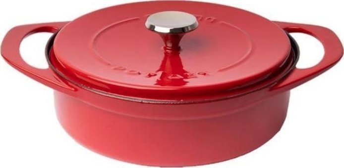 Sürel Pot Art Döküm 26 cm Basık Tencere