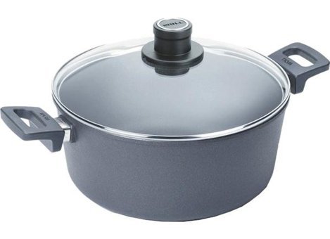 Primanova Woll D-WOLL128NL Cam Kapaklı Döküm 28 cm Derin Tencere