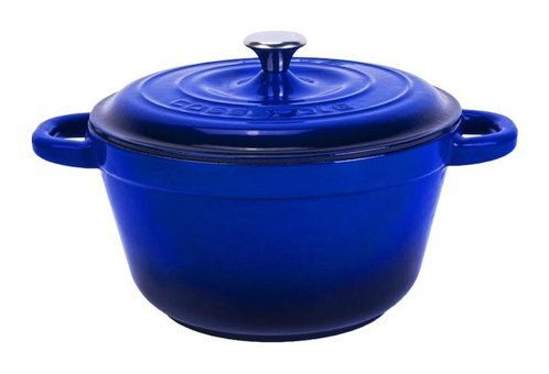 Lava New Heritage Demir Döküm 26 cm Derin Tencere Mavi