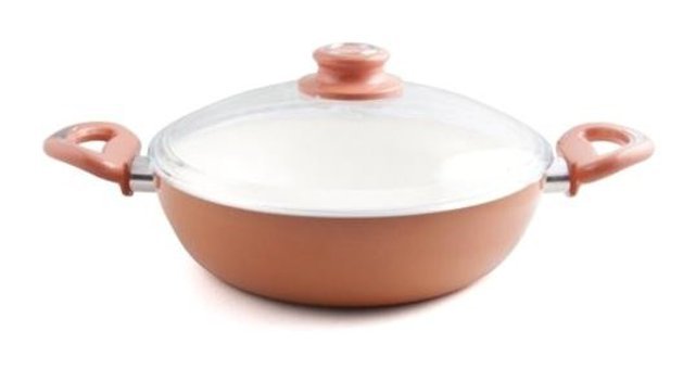 Contesse Ecotouch Lazio Cam Kapaklı Granit 26 cm Karnıyarık Tencere