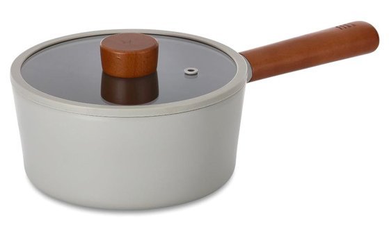 Neoflam Cam Kapaklı Döküm 18 cm Derin Sos Tencere