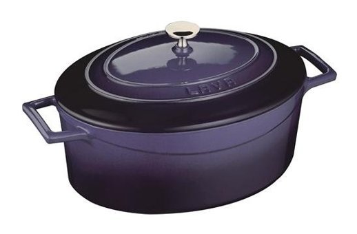 Lava Döküm 27 cm Derin Tencere Mor