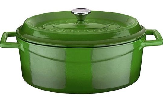 Lava Döküm 21 cm Derin Tencere Yeşil