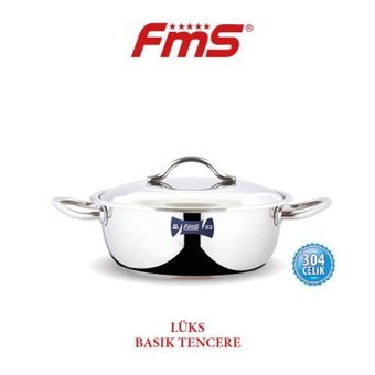 Fms No:26 Çelik 26 cm Basık Tencere