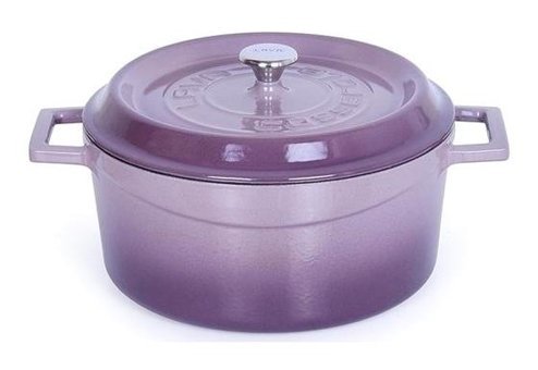 Lava Döküm 28 cm Derin Tencere Mor