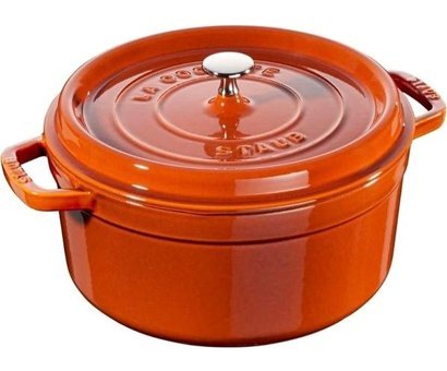 Staub La Cocotte Döküm 28 cm Derin Tencere Kahverengi