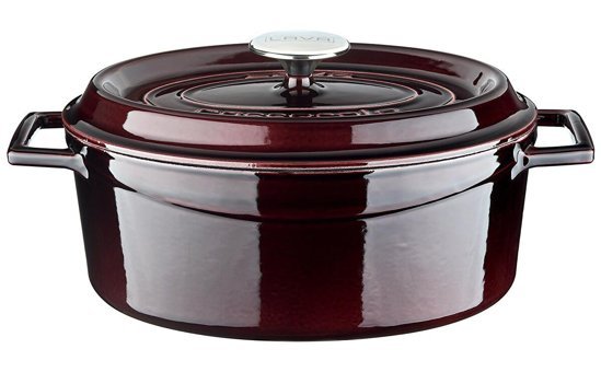 Lava Premium Demir Döküm 23 cm Derin Tencere Mor