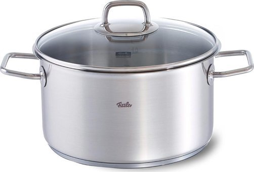 Fissler Viseo Cam Kapaklı Çelik 24 cm Derin Tencere