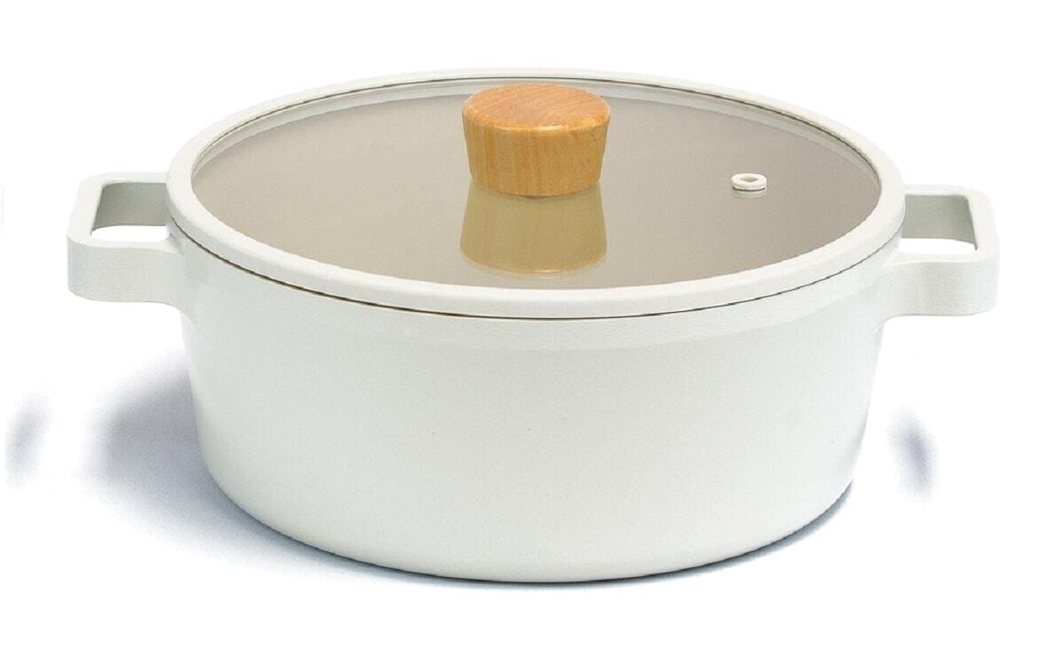 Neoflam Fika D-NEOF224 İndüksiyon Cam Kapaklı Döküm 24 cm Derin Tencere