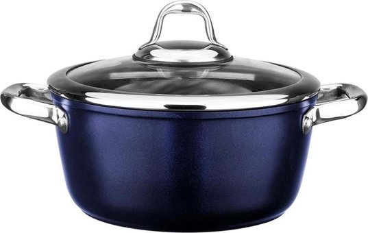 Leggno MST2828DT24BL Master Daily Cam Kapaklı Döküm 24 cm Derin Tencere