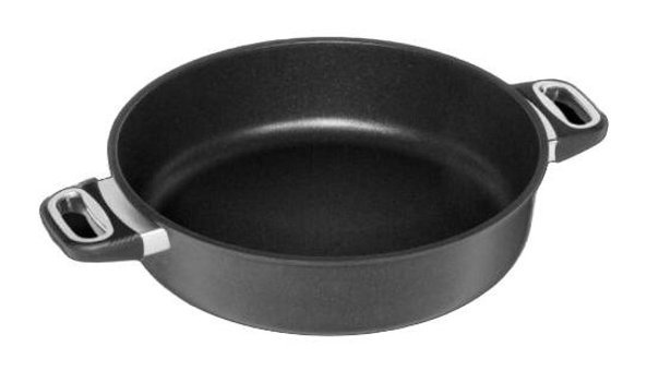 Amt Gastroguss İndüksiyon Cam Kapaklı Alüminyum 32 cm Derin Tencere