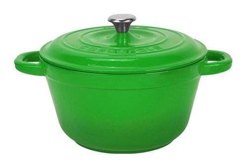 Lava New Heritage Demir Döküm 24 cm Derin Tencere Yeşil