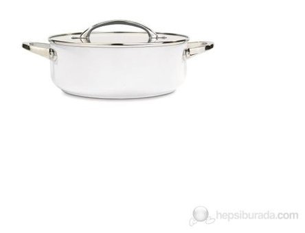 Essenso Ecotouch Dublin Cam Kapaklı Granit 24 cm Basık Tencere