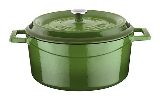 Lava Trendy Demir Döküm 24 cm Derin Tencere Yeşil