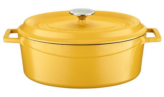 Lava Spring Demir Döküm 23 cm Derin Tencere Sarı