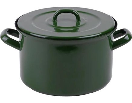 Emaylab Rainpot Emaye 20 cm Derin Tencere Yeşil