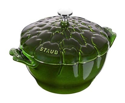 Staub Enginar Desenli Döküm 22 cm Derin Tencere