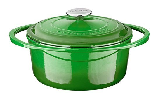 Lava Heritage Demir Döküm 24 cm Derin Tencere Yeşil