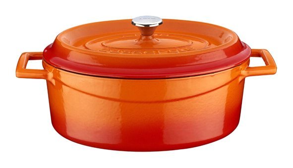 Lava Trendy Döküm 21 cm Basık Tencere Turuncu