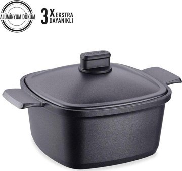 Korkmaz Casterra A2582 Granit 24 cm Derin Tencere