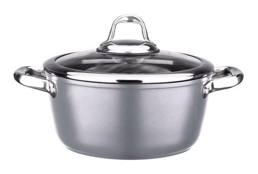 Leggno MST2828DT24GR Master Daily Cam Kapaklı Titanyum 24 cm Derin Tencere