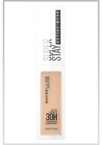 Maybelline Super Stay Active Wear 20 Sand Nemlendiricili Göz Altı ve Yüz Likit Fırça Kapatıcı