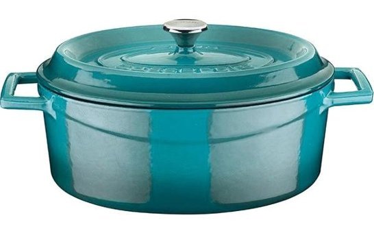Lava Döküm 21 cm Derin Tencere Turkuaz