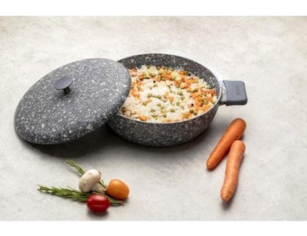 Emsan Perge Döküm 28 cm Basık Tencere