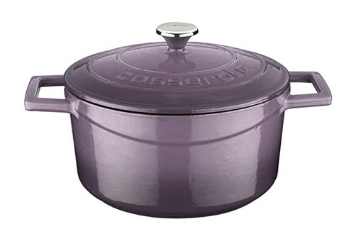 Lava Folk Döküm 20 cm Derin Tencere Mor