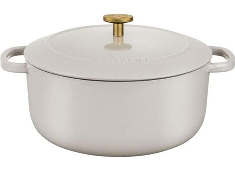 Ballarini Bellamonte Döküm 24 cm Derin Tencere Bej