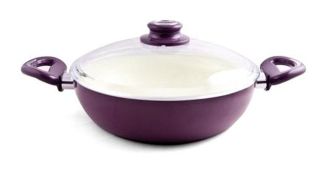 Contesse Ecotouch Lazio Cam Kapaklı Granit 28 cm Karnıyarık Tencere