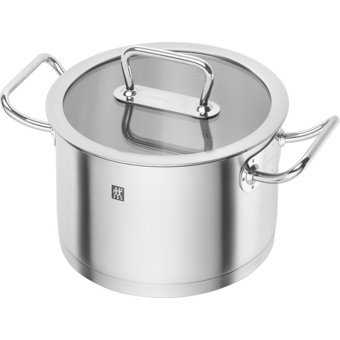 Zwilling Pro Cam Kapaklı Paslanmaz Çelik 20 cm Derin Tencere