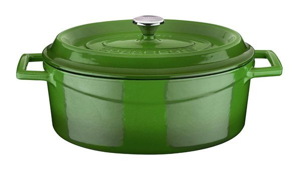 Lava Trendy Döküm 21 cm Basık Tencere Yeşil