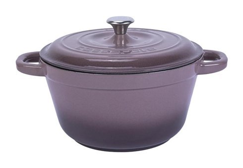 Lava New Heritage Demir Döküm 22 cm Derin Tencere Mor