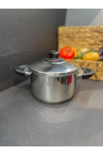 Hascevher Home Perfect Çelik 16 cm Derin Tencere