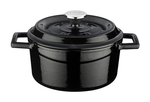 Lava Trendy Döküm 14 cm Derin Tencere Siyah