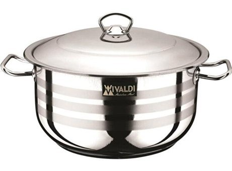Vivaldi Çelik 40 cm Derin Tencere