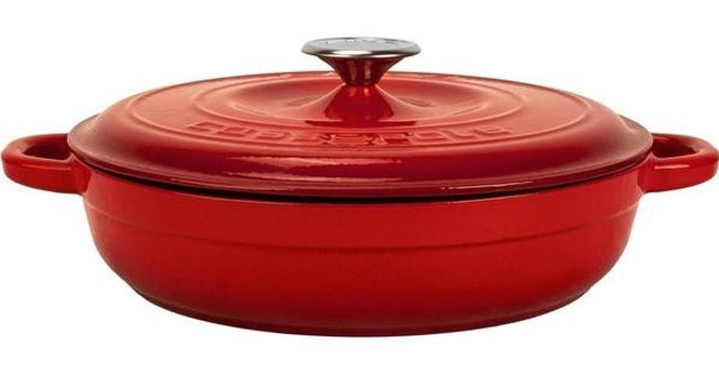 Lava New Heritage Döküm 28 cm Basık Tencere Altın