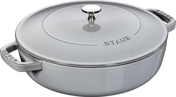 Staub Chistera Döküm 24 cm Basık Tencere
