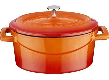 Lava Folk Mini Döküm 12 cm Derin Tencere Turuncu