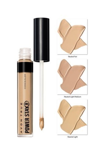 Avon Power Stay Neutral Light Medium Nemlendiricili Göz Altı ve Yüz Likit Fırça Kapatıcı