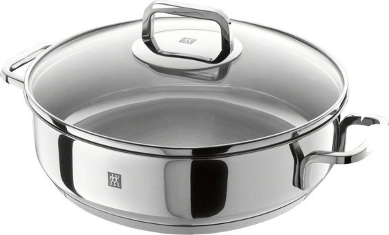 Zwilling 650692400 Cam Kapaklı Paslanmaz Çelik Basık Tencere