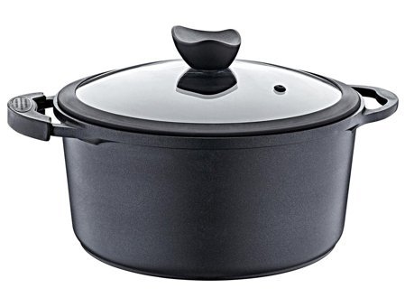Olika Palladium PD2204 Cam Kapaklı Alüminyum 22 cm Derin Tencere